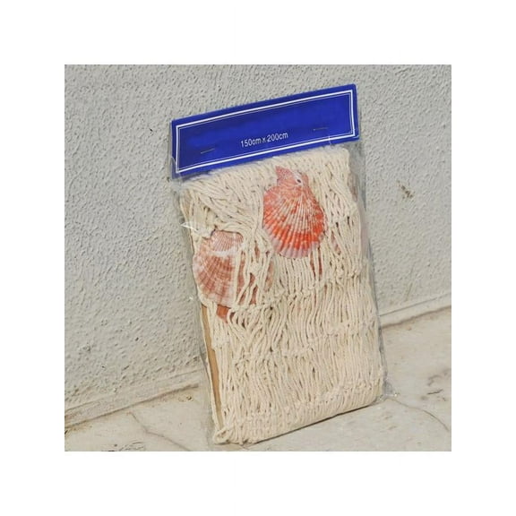 Nautical Fishing Net Shell Seaside Beach Decoration Party Home Wall Garden Decor