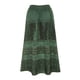 thumbnail image 4 of Gibobby faldas cargo Falda a media pierna tejida con tiras para mujer(Verde， M), 4 of 5