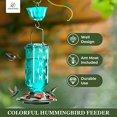 thumbnail image 4 of Comedero para colibríes Kingsyard, de cristal, 700 ml, para colgar en exteriores, 4 of 6