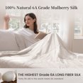 thumbnail image 6 of THXSILK All Season Silk Comforter, Machine Washable, Natural Silk Quilt & Duvet Insert, 100% Tussah Silk Filling, White, Twin Size(67in x 87in), Silk Net Weight 1.65lb/0.75kg, 6 of 7