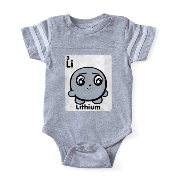 CafePress - Cute Element Lithium Li - Cute Infant Baby Football Bodysuit