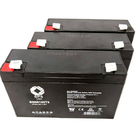 SPS Brand 6V 12 Ah Replacement Battery for Best Power Patriot SPI600 (3