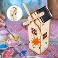 thumbnail image 4 of MIANGASTORE 1 Set Solar Power Wooden Assemble Toy Kids Science Windmill Experiment Toy, 4 of 9