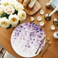 thumbnail image 2 of Purple Eucalyptus Round 13 Inch Placemats Set of 6, Spring Botanical Plant Aesthetic HeatResistant Non Slip Place Mats for Dining Table, Wipeable Braided Kitchen Table Mats for Housewarming, 2 of 9