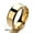 B-gold, variant on Mens Thumb Ring Womens Steel Ring Matte Engagement Ring Jewelry Size:5-13-gold-8