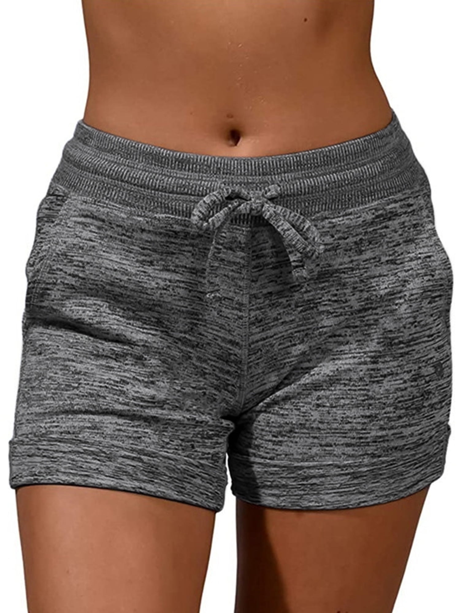 Fashion Women Summer Lace Plus Size Rope Tie Shorts Yoga Sport Pants Casual Beach Shorts by kaiCran 