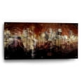 thumbnail image 2 of Epic Art 'City on the Edge' by David Manlove, Acrylic Glass Wall Art, 48"x24", 2 of 8