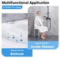 thumbnail image 4 of Silla de ducha elegible para FSA/HSA para ducha interior Taburete de ducha para bañera interior Montaje sin herramientas Asiento de ducha para bañera Ducha Sillas de baño para personas mayores/discapa, 4 of 5