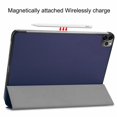 thumbnail image 5 of iPad Pro 11 Case 2020, Allytech PU Leather Slim Fit Folio Flip Trifold Kickstand Smart Cover with Auto Sleep Wake Apple Pencil Charging Full Protective Case Cover for Apple iPad Pro 11" 2020,Darkblue, 5 of 7