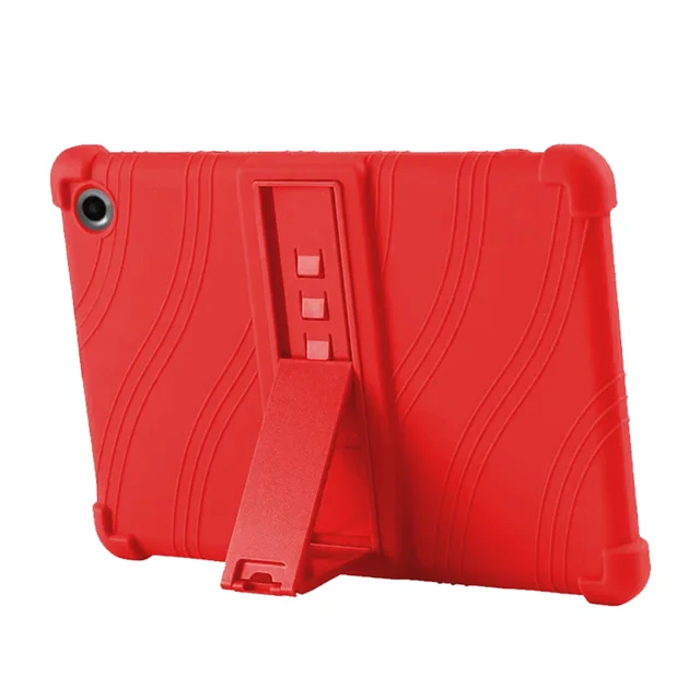 Étui pour Tablette Walmart Onn 10.1 Gen 3 Modèle 2022 100071485 Tablette Sécuritaire Antichoc Support en Silicone Housse Rouge Onn 10.1 Gen3