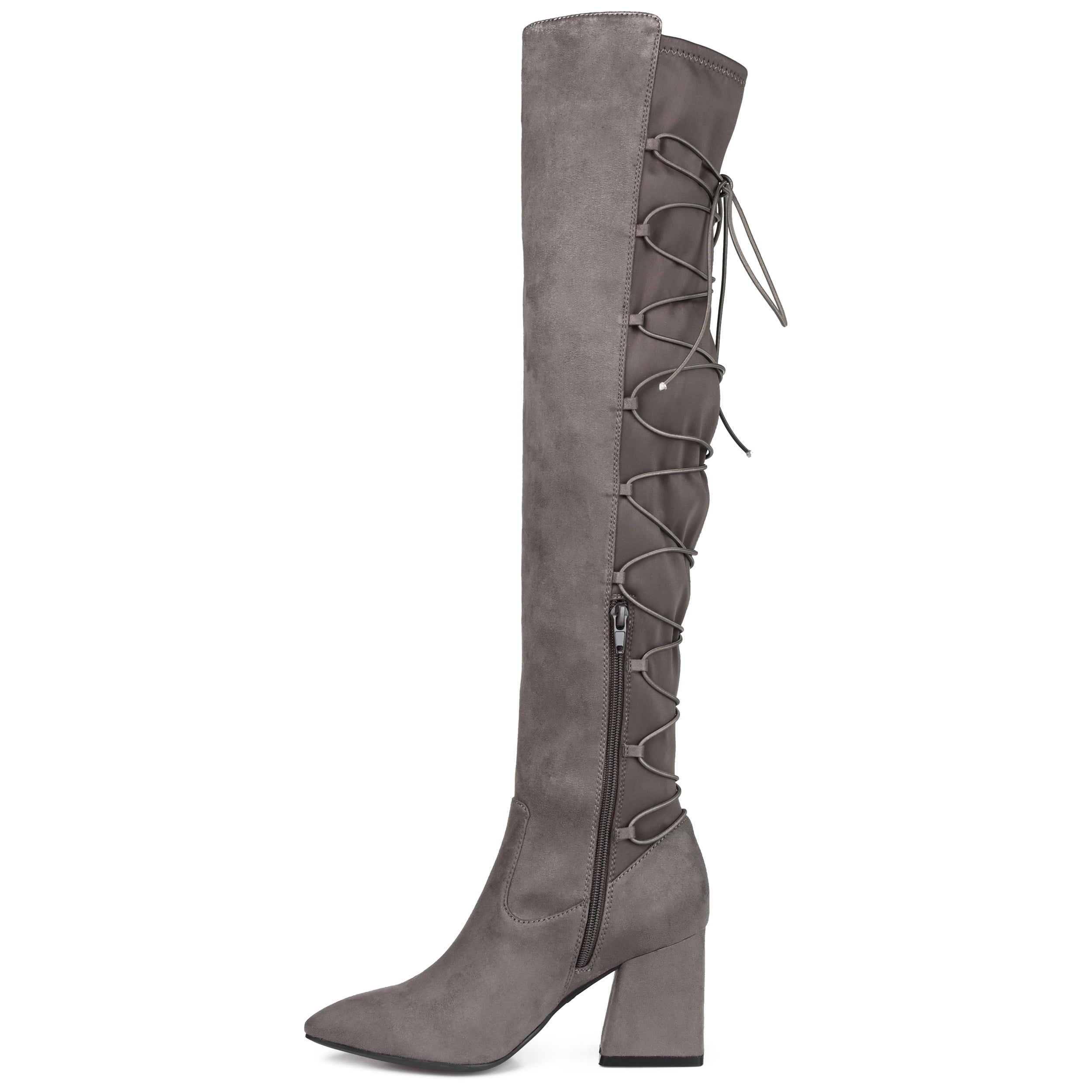 Brinley Co. Womens Tru Comfort Foam™ Extra Wide Calf Over The Knee Boot