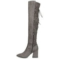 thumbnail image 2 of Journee Womens Valorie Extra Wide Calf Block Heel Over The Knee Boots, 2 of 9