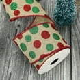 thumbnail image 2 of TIELUTT Polka Dot Ribbon with Striped Bow in Candy Green Rotatable Christmas Decoration Ready Wrapping Paper Newspaper Roses Wrapping Paper Fall Wrapping Paper Rude Wrapping Paper Cow Wrapping Paper, 2 of 5