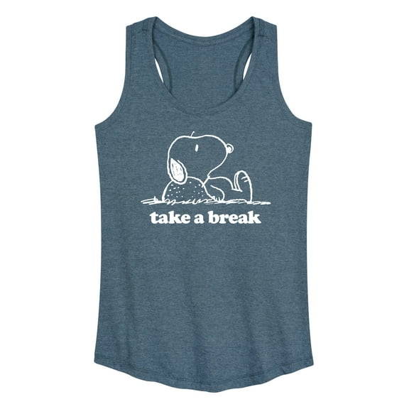 Peanuts - Take A Break - Women's Racerback Tank Top