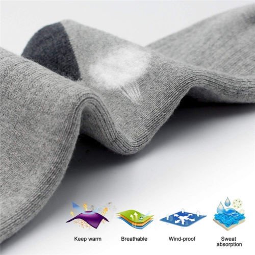 US Plug Heated Socks Warm Feet for Gift Electric Warming Sox Heated Hunting Socks Large