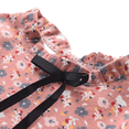 thumbnail image 5 of LYMAYTER 2-8Y Girls Cute Floral Long Sleeve Cotton Midi Dress Pleated Lace Up Round Neck Spring Fall, 5 of 8