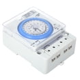 thumbnail image 1 of 24h Mechanical Timer Switch, Programmable Programmable Timer Switch, For Electric Equipment Lights DIY Household, 1 of 8