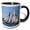 Black/White, variant on 3drose, Mass. Cape Ann, Gloucester. Schooner Festival, Parade of Sail., 15oz Mug
