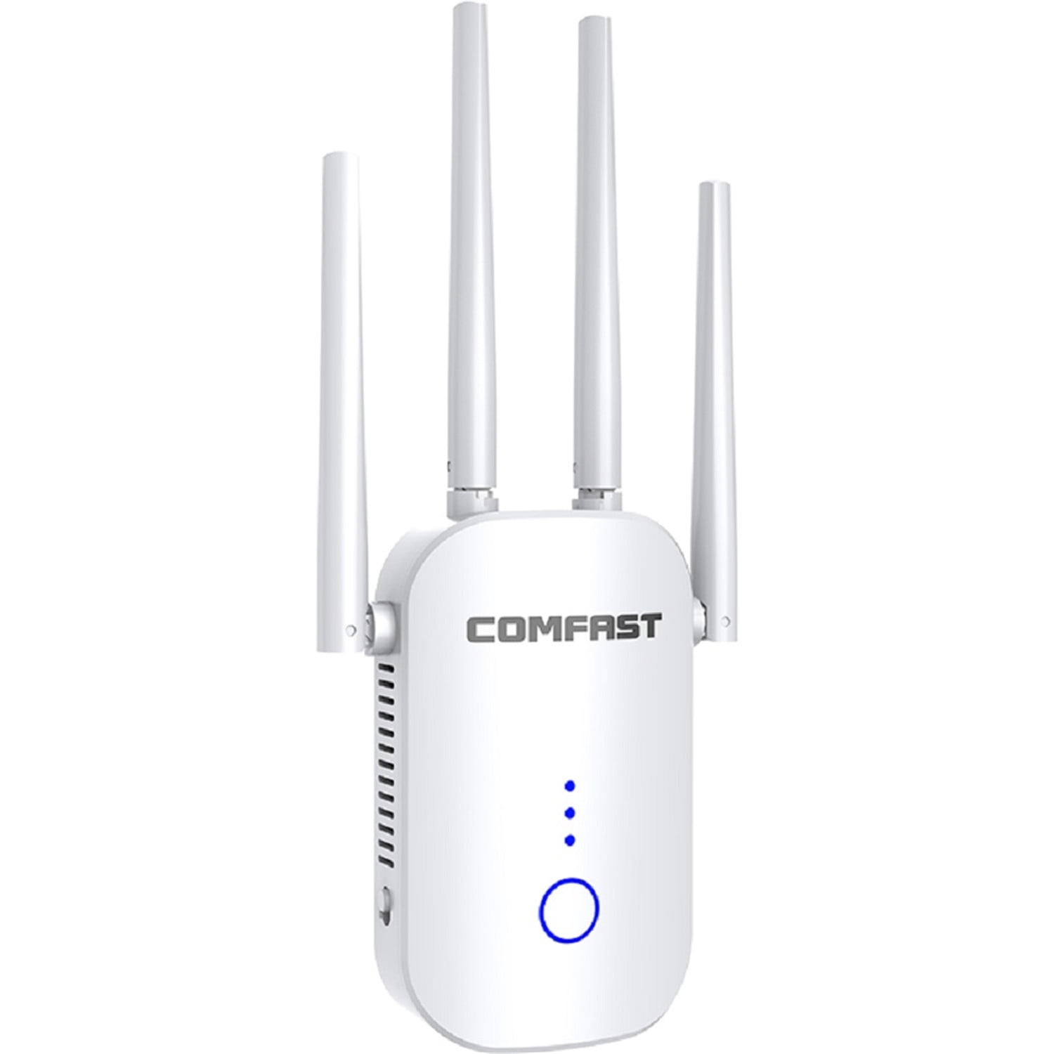 Dual Band Expander 4 Antennas 360° Full Coverage 1200Mbps WiFi Range Extender Wireless Signal Repeater Booster White Extend WiFi Signal to Smart Home & Alexa Devices