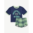 thumbnail image 4 of Justice Girls Short Sleeve Sleep Top and Shorts, 2-Piece, Sizes 5-18 & Plus, 4 of 4