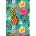 thumbnail image 5 of Pineapple Tropical Flowers Tablecloth Table Cover Washable Tabletop for Kitchen Dinning Decoration Rectangle 60x84 inch, 5 of 5