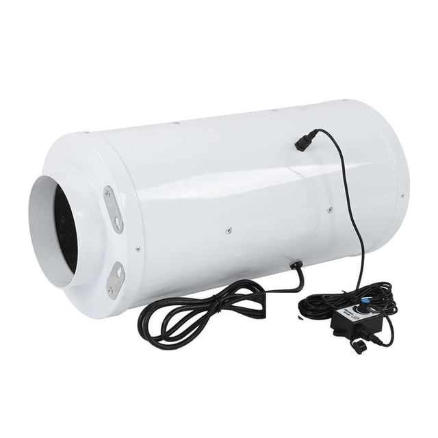 Mute Exhaust Fan Mixed Flow Frequency Conversion Duct Fan Pipe Ventilation Air Ventilator 150/200/250mm ,Dual Power Supply