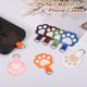 thumbnail image 4 of Uxcell 3 Paquetes de Tab de Correa para Teléfono, Parche Sin Adhesivo Compatible con Todos los Teléfonos (Estilo de Patita de Gato, Morado), 4 of 7