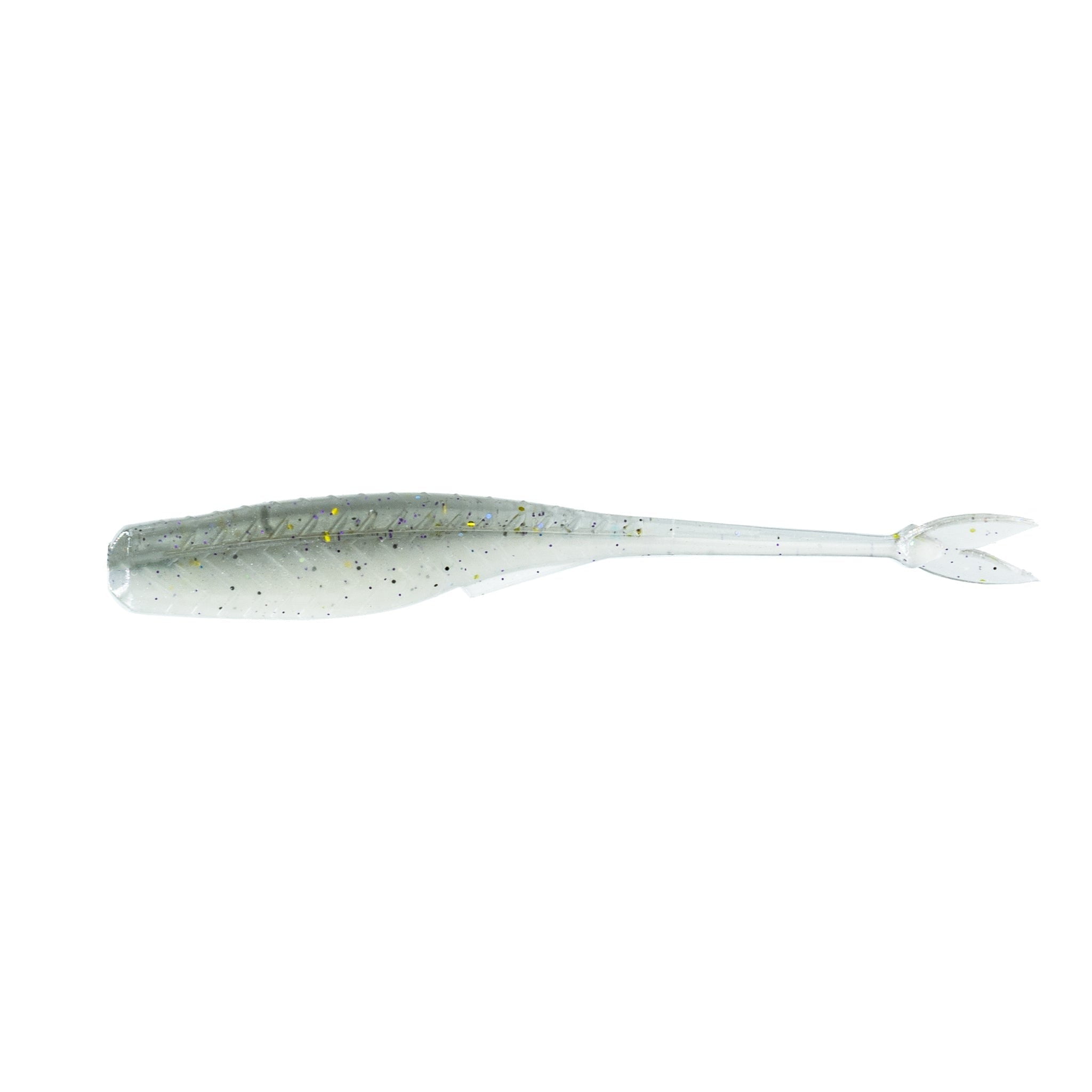 (2 pack) 6th Sense Swimbait Soft Plastic Juggle Minnow Fishing Lure - 4K Shad