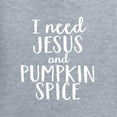 thumbnail image 6 of Wild Bobby, I Need Jesus & Pumpkin Spice Inspirational/Christian Men Graphic Tee, Heather Grey, Small, 6 of 6