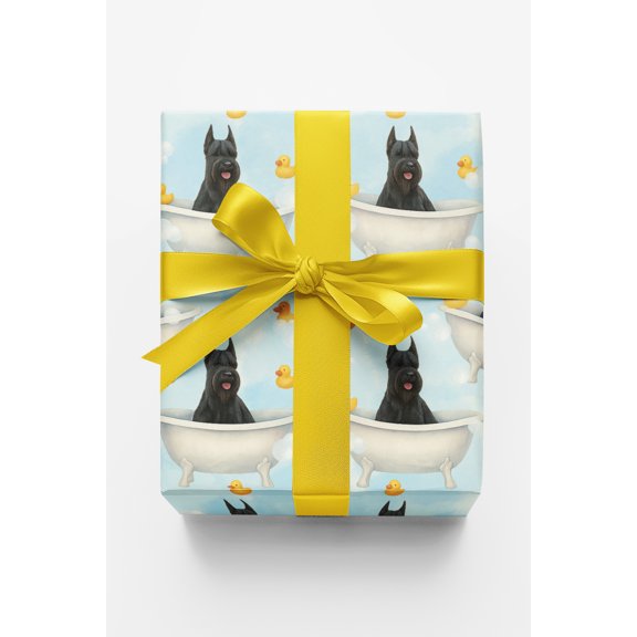 Rubber Ducky Giant Schnauzer Splash