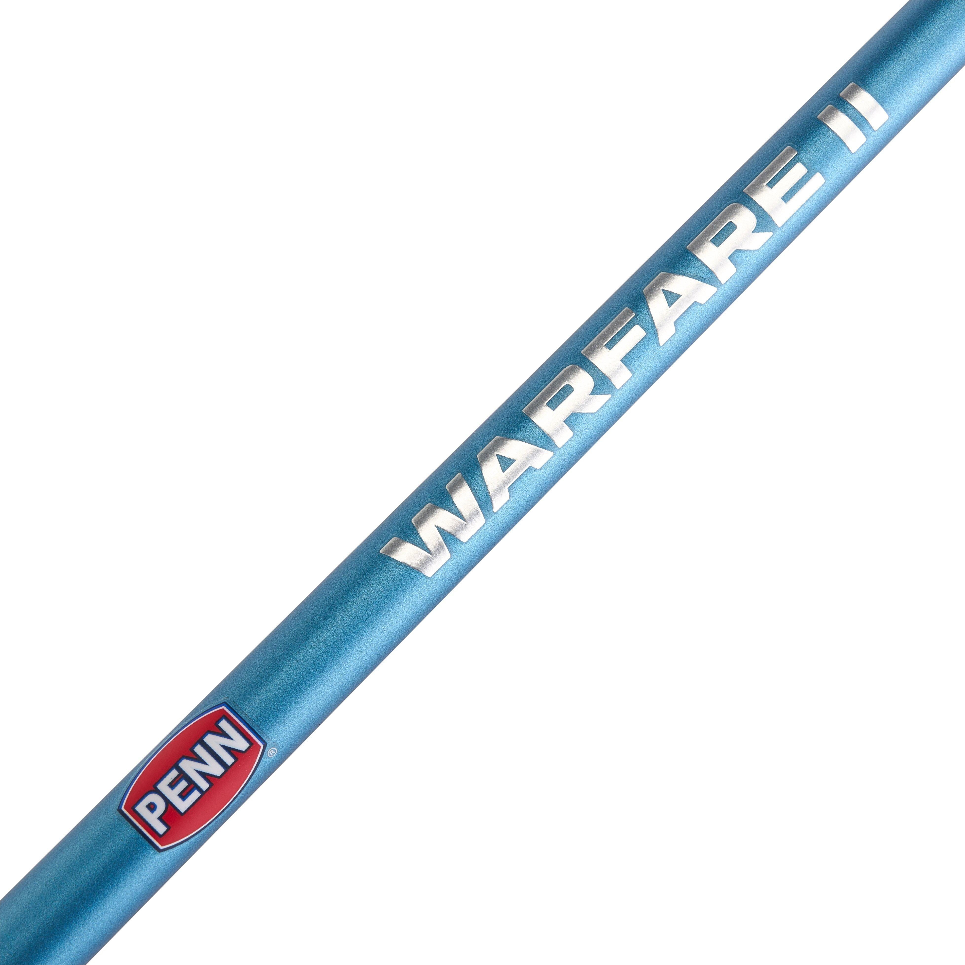 PENN Warfare II Level Wind Conventional Fishing Combo, 6'6" Medium Heavy Rod, 30 Size Reel