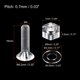 thumbnail image 2 of M4 x 16mm Plástico Phillips Máquina Tornillos con Tuercas y Planas Arandelas, PC Plana Cabeza Máquina Pernos Transparente 20 Juegos, 2 of 4