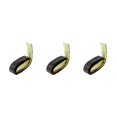thumbnail image 4 of Transemion Anti Slip Racket Roll Tennis Handle Grip Wrap Tape Black 110x2.5x0.2CM 3Set, 4 of 6