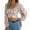 White, variant on Womens Long Sleeve Shirts Tops Boho Floral Sleeve Crop Square Neck Back Tie Waist Casual Fall Clothes for Women Tees Blouses Blue S