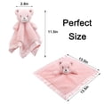 thumbnail image 4 of Manta BEILIMU Bebé Bebé Oso de Peluche Suave Minky 34 cm Rosa, 4 of 7