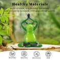 thumbnail image 4 of Resina Jardín Rana Estatua Artesanía Yoga Ranas Animal Estatuilla Ornamento (E) Sywqhk Libre de BPA, 4 of 7