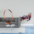 thumbnail image 2 of Soporte De Hierro Para Botellas De Vino, Moderno Soporte De Exhibición De Botellas De Vino Tinto, Figura De Toro De Resina, Escultura De Animales Feng Shui De Colores, Estatuas Para Sala De, 2 of 8