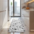 thumbnail image 4 of White Vegetable Pattern Kitchen Rug Mat,Kitchen Runner Rugs Non Skid Washable,Decorative Kitchen Floor Mats for Kitchen,Sink,Laundry,17"x47.2", 4 of 7