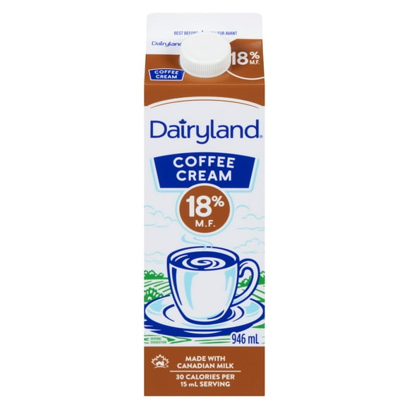crème à café Dairyland (18 %) crème à café Dairyland (18 %) 946ml