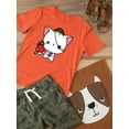 thumbnail image 3 of Cute Spookitty W Pirate Costume T-Shirt Toddler -Image by Shutterstock,  2 Toddler, 3 of 4