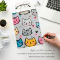 thumbnail image 3 of FORMRS Acrylic Clipboard with Low Profile Clip Standard A4 Letter Size, 12.5" x 9", Cute Cat Pattern, 3 of 8