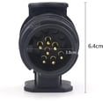 thumbnail image 3 of High-Quality Caravan Towing Socket, Easy Installation For Various Vehicles And Trailer Equipment, Euro Style Plug Adapter With Stable Connections, Ideal For Business Vehicles, Rvs, Ships, 3 of 5