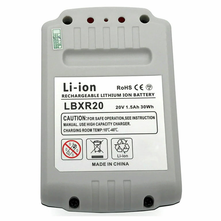 20V Max Lithium-Ion Battery for Black & Decker LGC120 LHT2220 LLP120 LPHT120