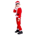 thumbnail image 2 of Bonito disfraz de Navidad de 3 piezas, traje de Papá Noel, disfraces masculinos, ropa para niños, conjunto, 2 of 5