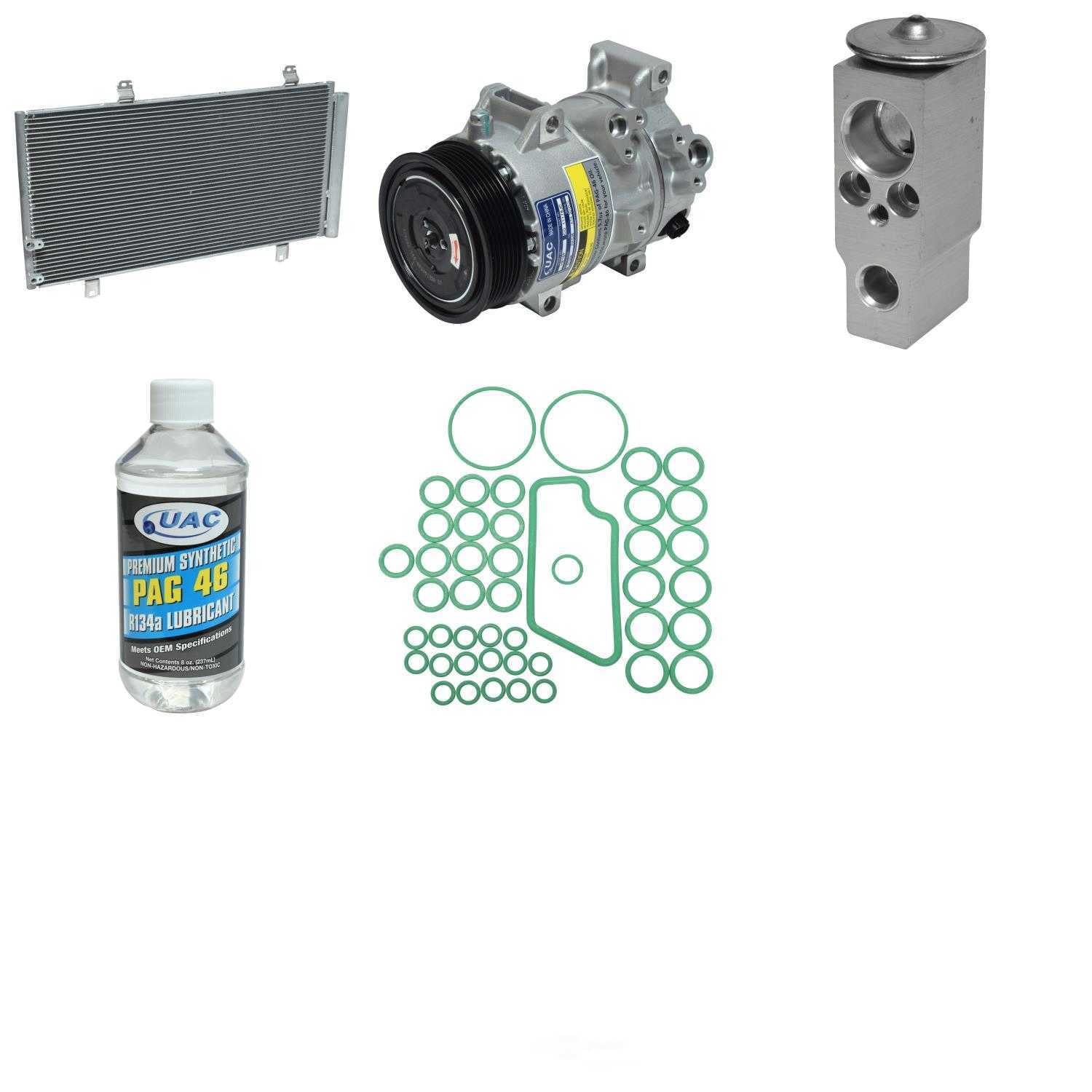 Uac Kt 2500A A/C Compressor And Component Kit, 1 Pack Fits select: 2009 TOYOTA CAMRY SE/LE/XLE, 2007 TOYOTA CAMRY CE/LE/XLE/SE