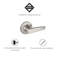 thumbnail image 4 of Design House Delavan Interior Hall/Closet Dummy Door Handle, Satin Nickel, 4 of 10