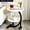 Double-layer cloud black, variant on Fully Loaded with a High-end Feel! Modern Luxurious Wrought Iron Side Table with Delicate Lines Outlining Minimalistic Aesthetics, Sofa Side Table and Coffee Table Function in One