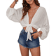 thumbnail image 1 of Traje de Baño para Mujer, Túnica, Bikini con Lazo, Camiseta de Playa Suave de Larga XS, 1 of 8