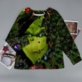 Grinch Tops Grinch Suits for Womens,Women's Fashion Winter Long Sleeve