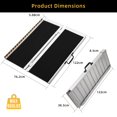 thumbnail image 4 of QinaQin 800 Lbs Portable Aluminum Folding Wheelchair Ramp, Non-Slip Threshold Ramp for Steps and Doorways, 4 of 6